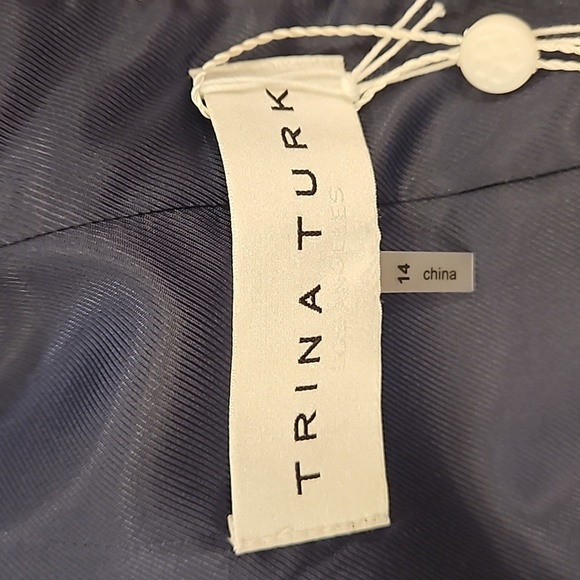 💕TRINA TURK💕 Beacon Blazer ~ Beach Side Abstract Tropical Print 14 NWT - Picture 14 of 16